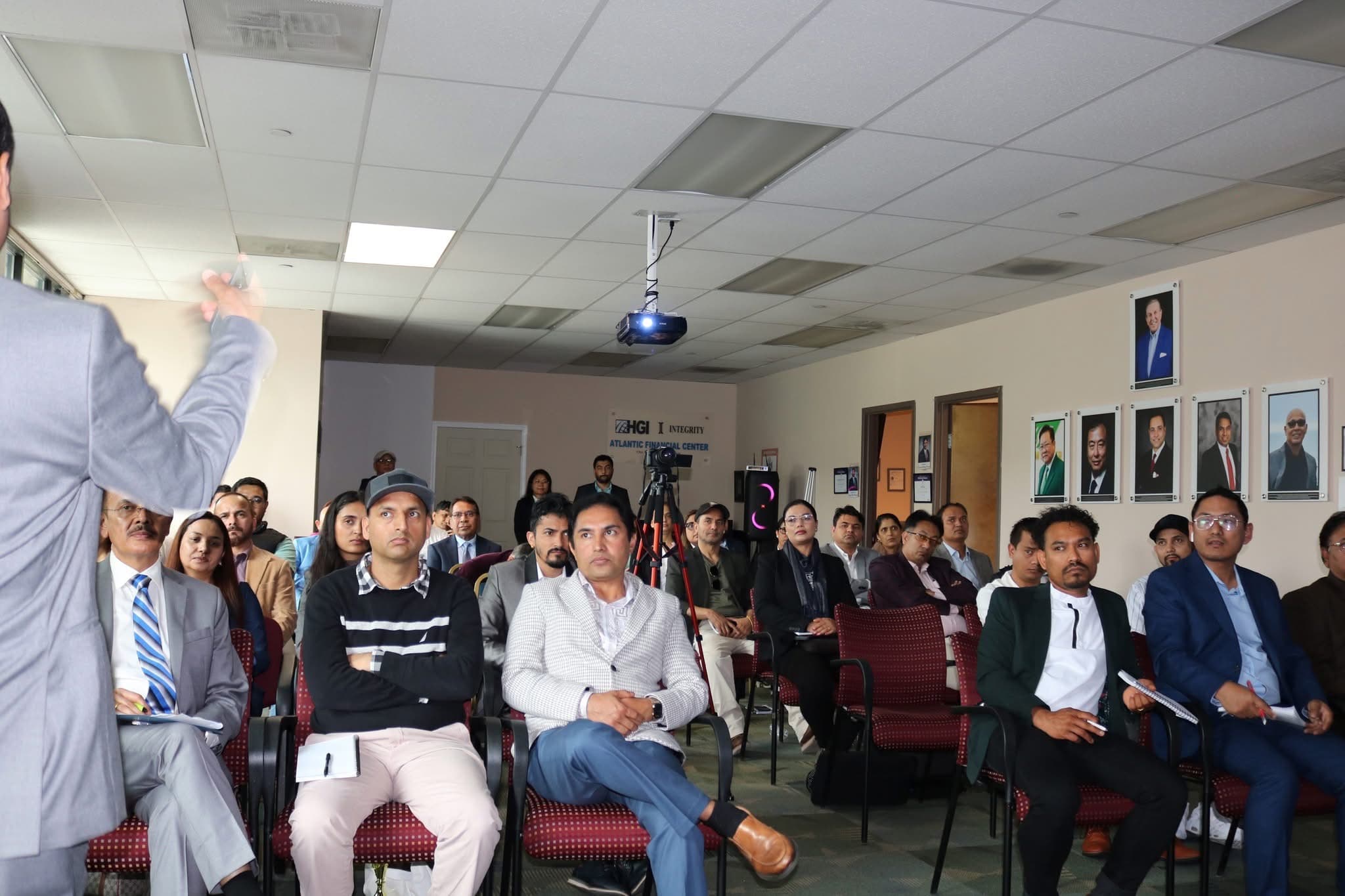 Audience attending an AFS Agency financial workshop